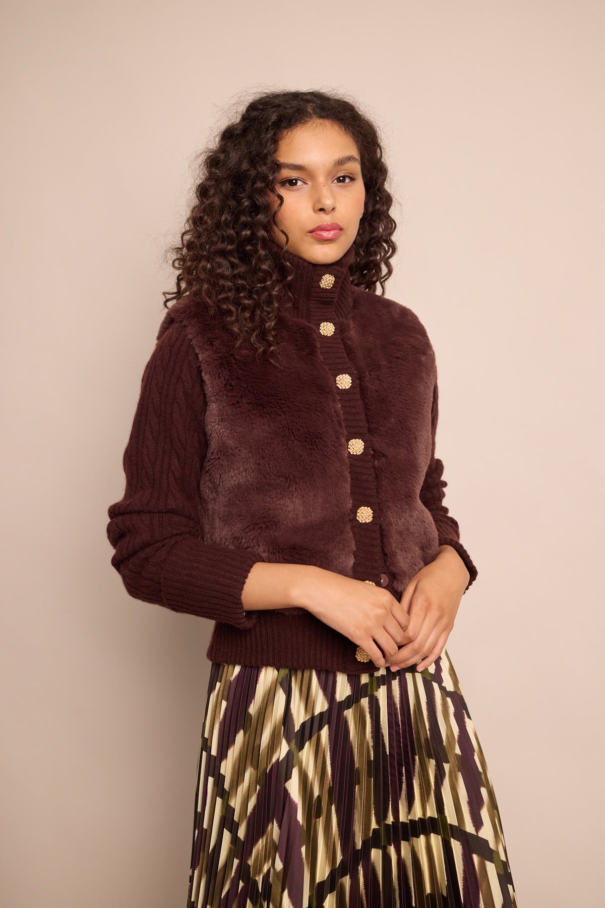 Logan Jacket in Brown