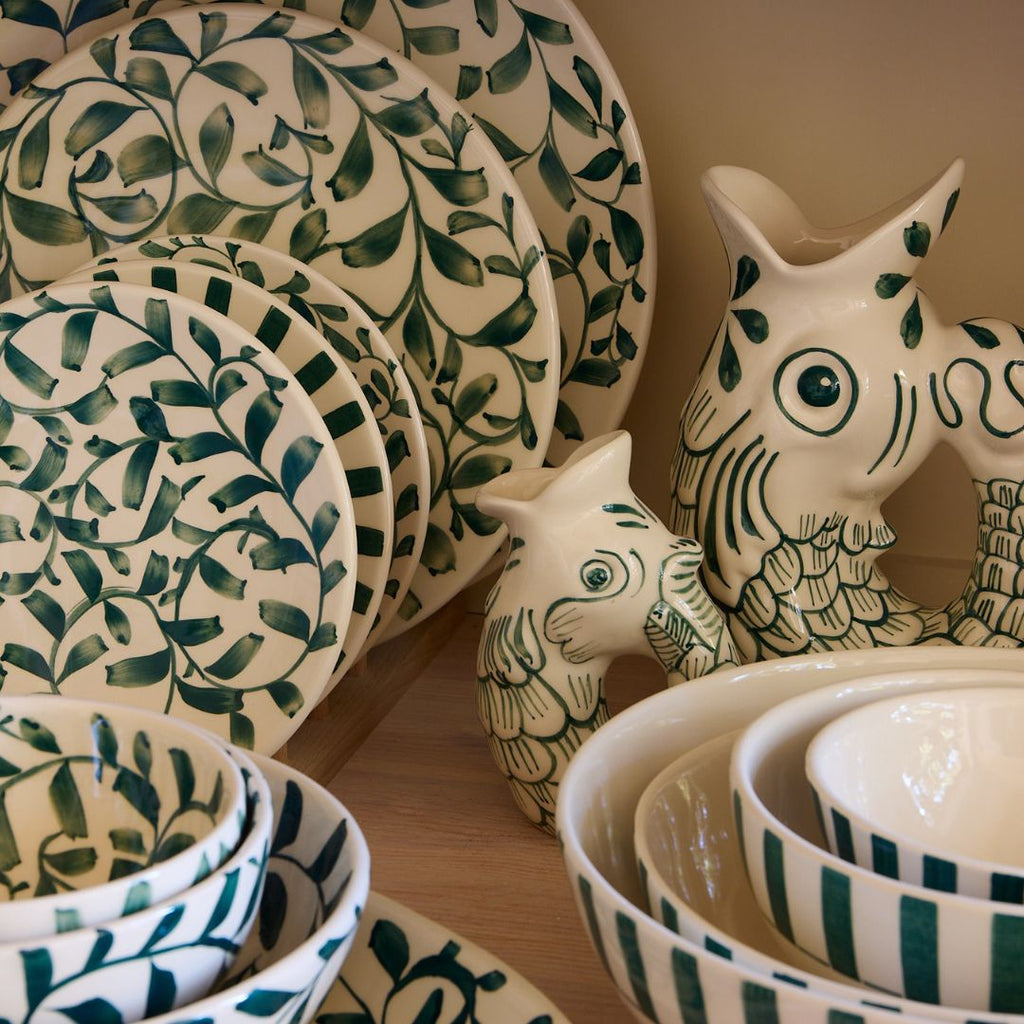 Green Glug Glug Jugs, Set of 2