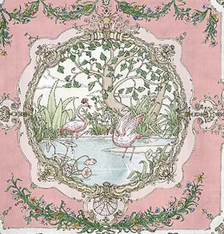 Atelier Choux ParisBaby Organic Cotton Tapestry Carre Swaddle Blanket with Gift Box