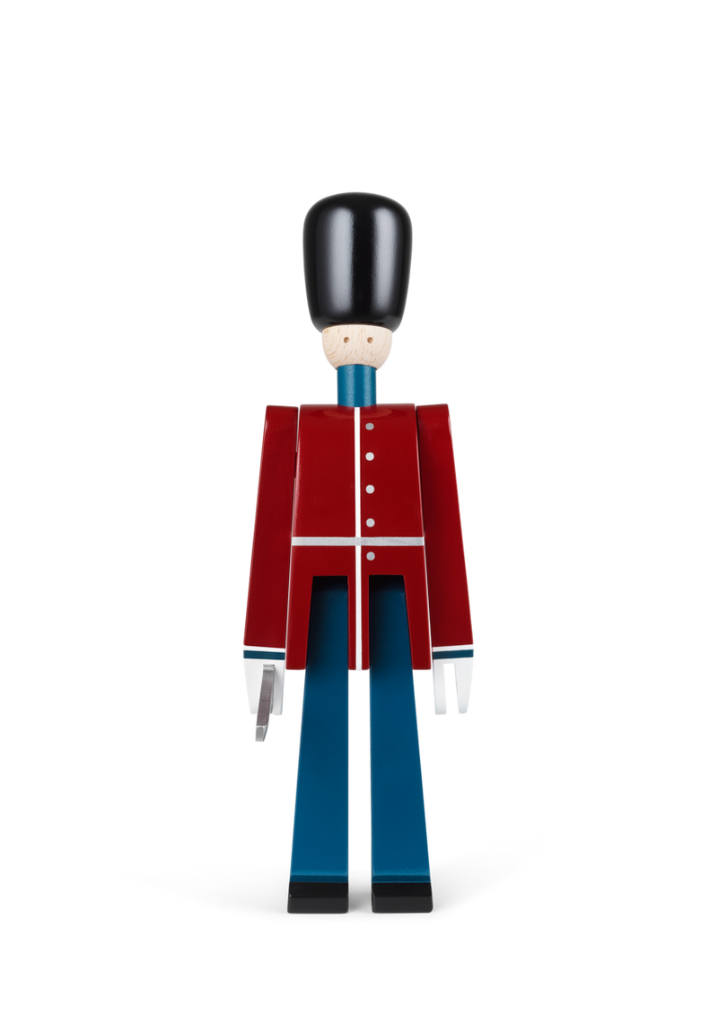 Guardsman With Sword in Red, White, and Blue