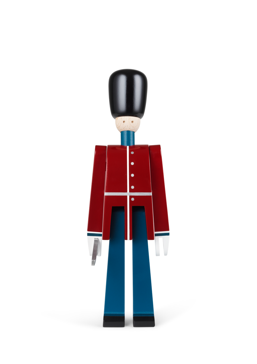 Guardsman With Sword in Red, White, and Blue