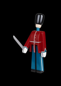 Guardsman With Sword in Red, White, and Blue