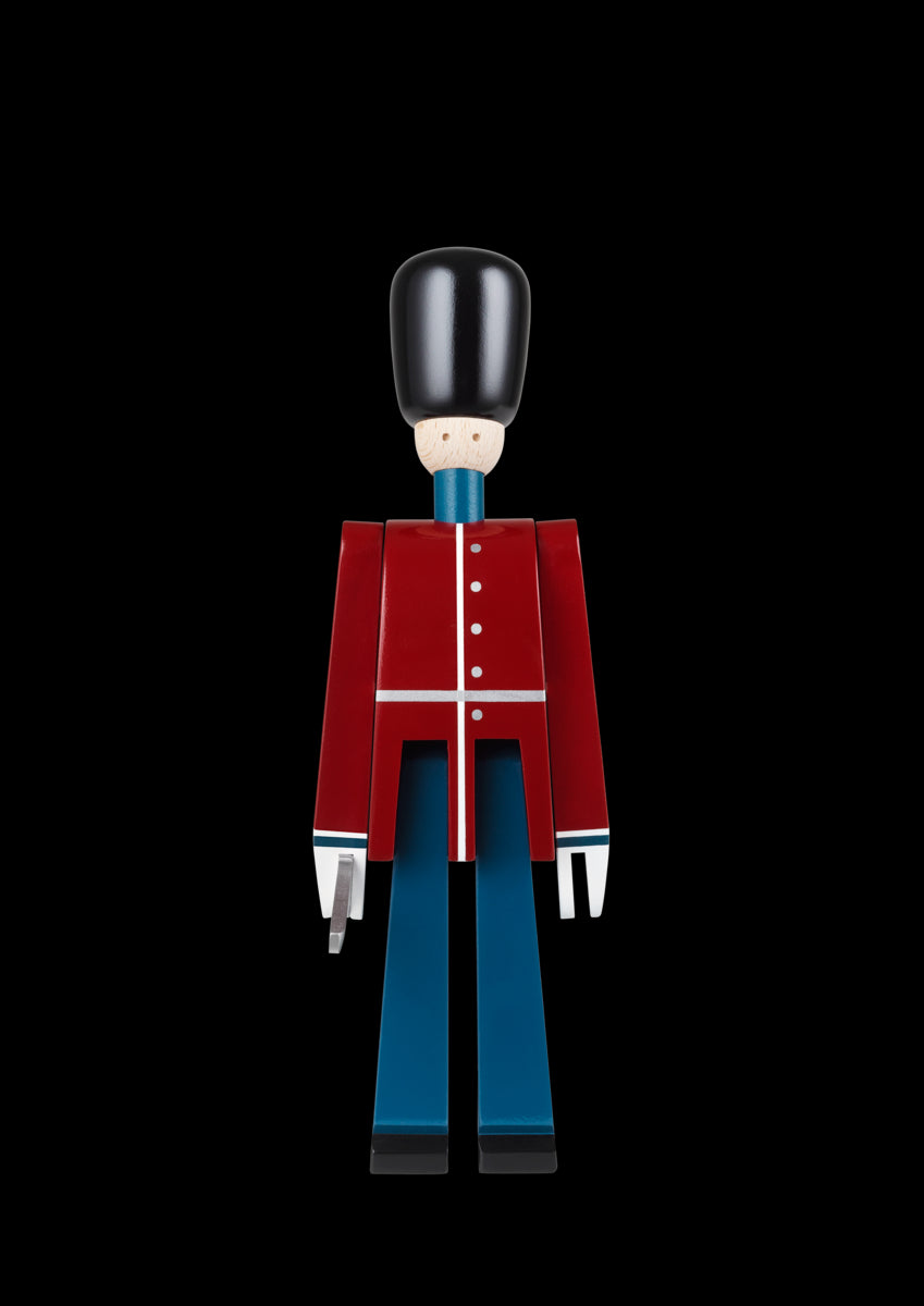 Guardsman With Sword in Red, White, and Blue