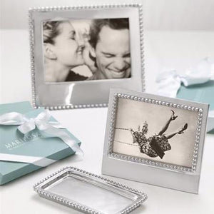 Beaded 4x6 Statement Frame-Photo Frames-|-Mariposa