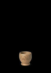 Egg Cup in Oak, Set of 2