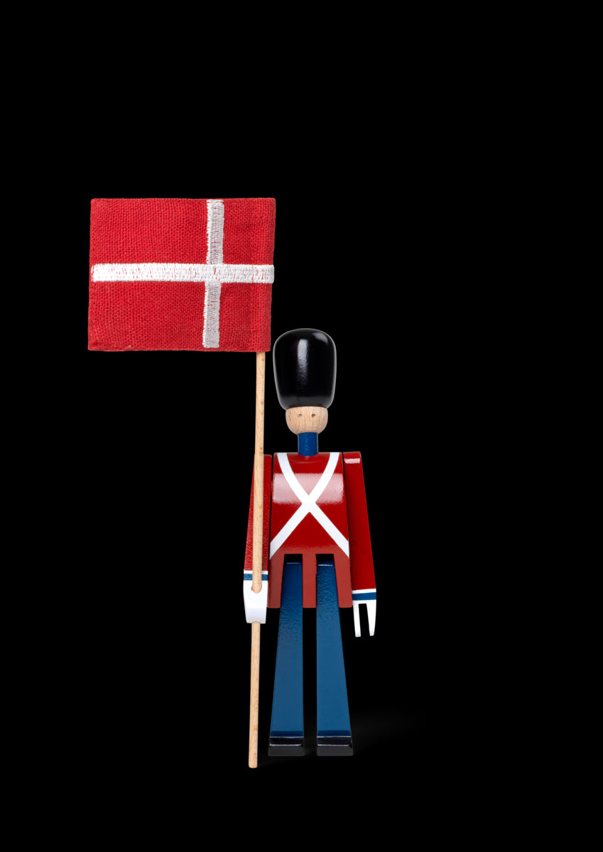 Standard-Bearer in Red, White, and Blue