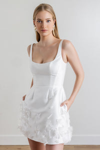 Donni Dress in White
