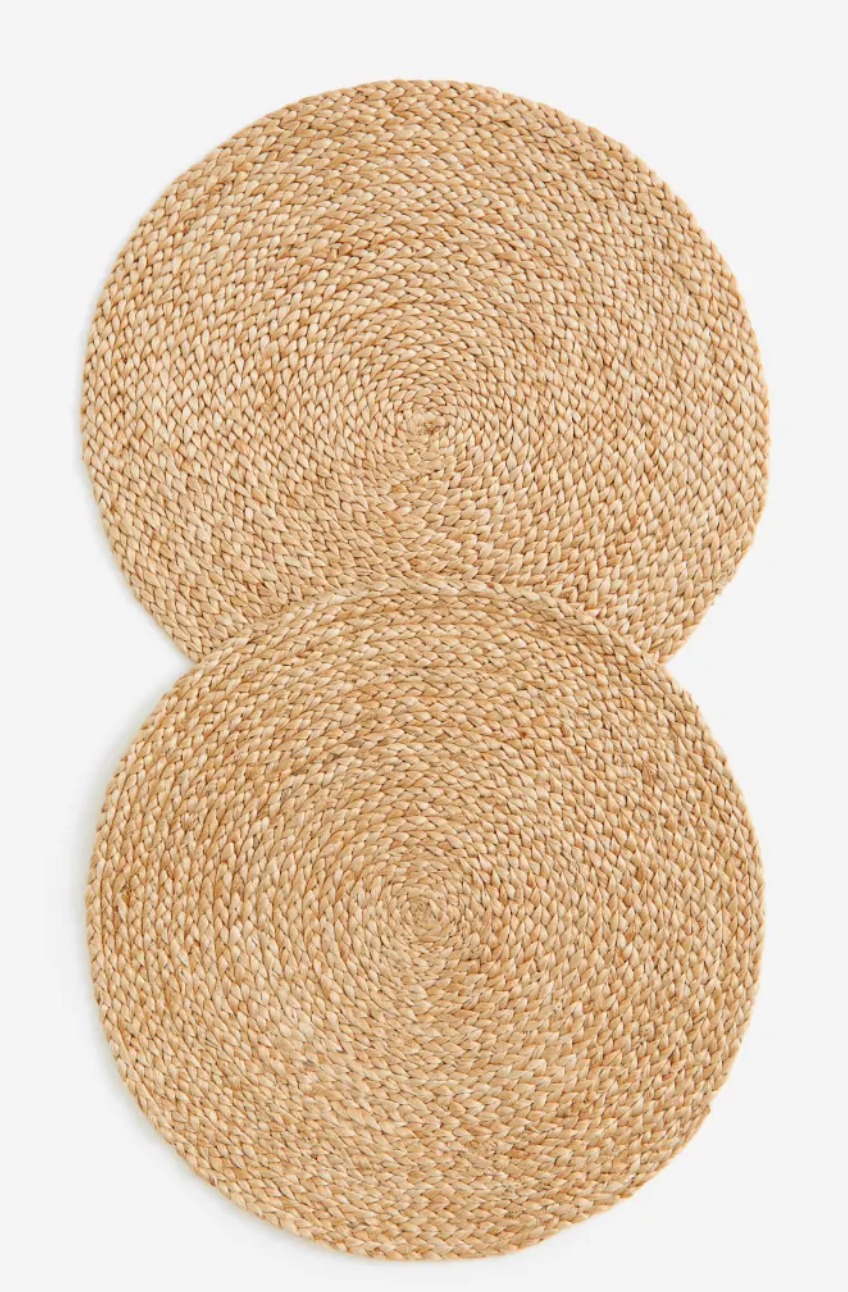 2-pack Jute Placemats