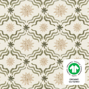 All-Stages® Bassinet Sheet in GOTS Certified Organic Brushed Cotton by Nate Berkus in Juniper Star