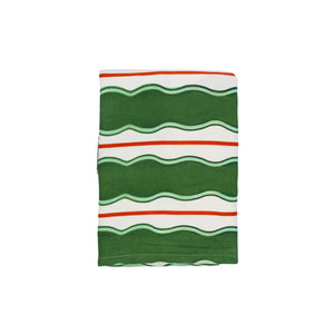 Green Scallop Tablecloth