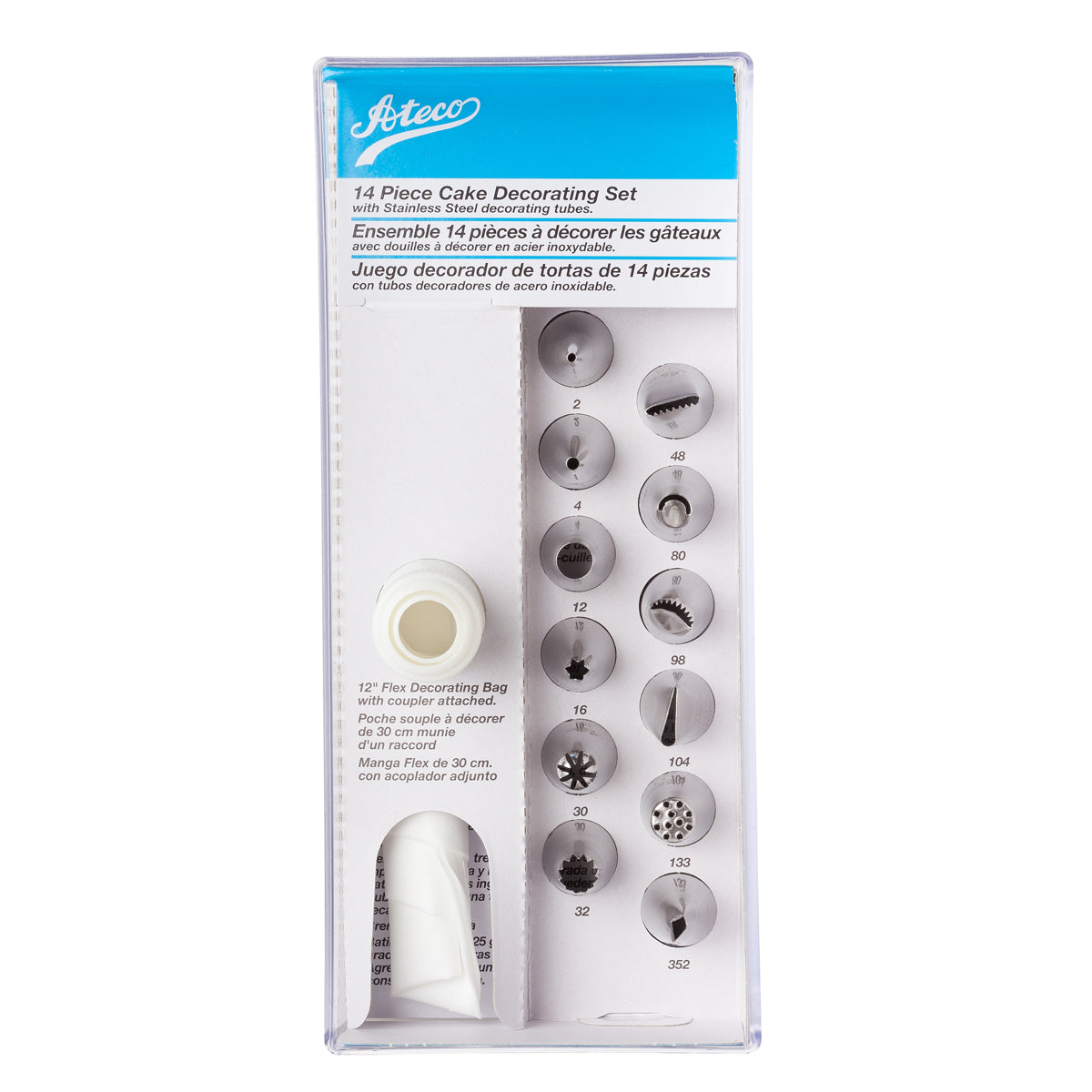 Ateco 14-Piece Cake Decorating Set