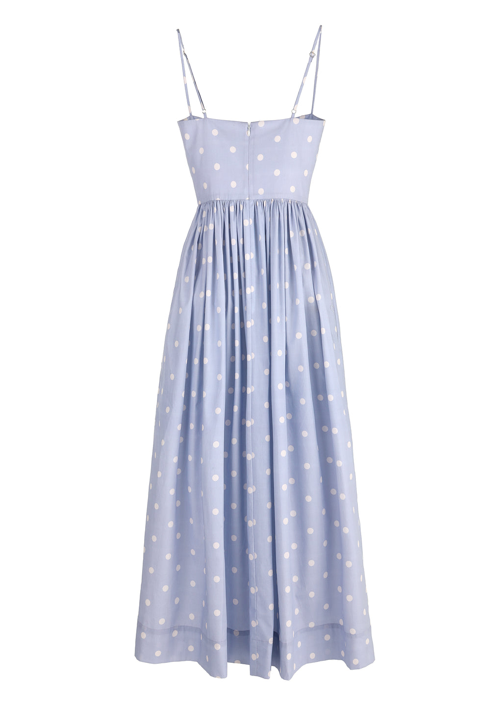 Alexandra Dress in Periwinkle Dot