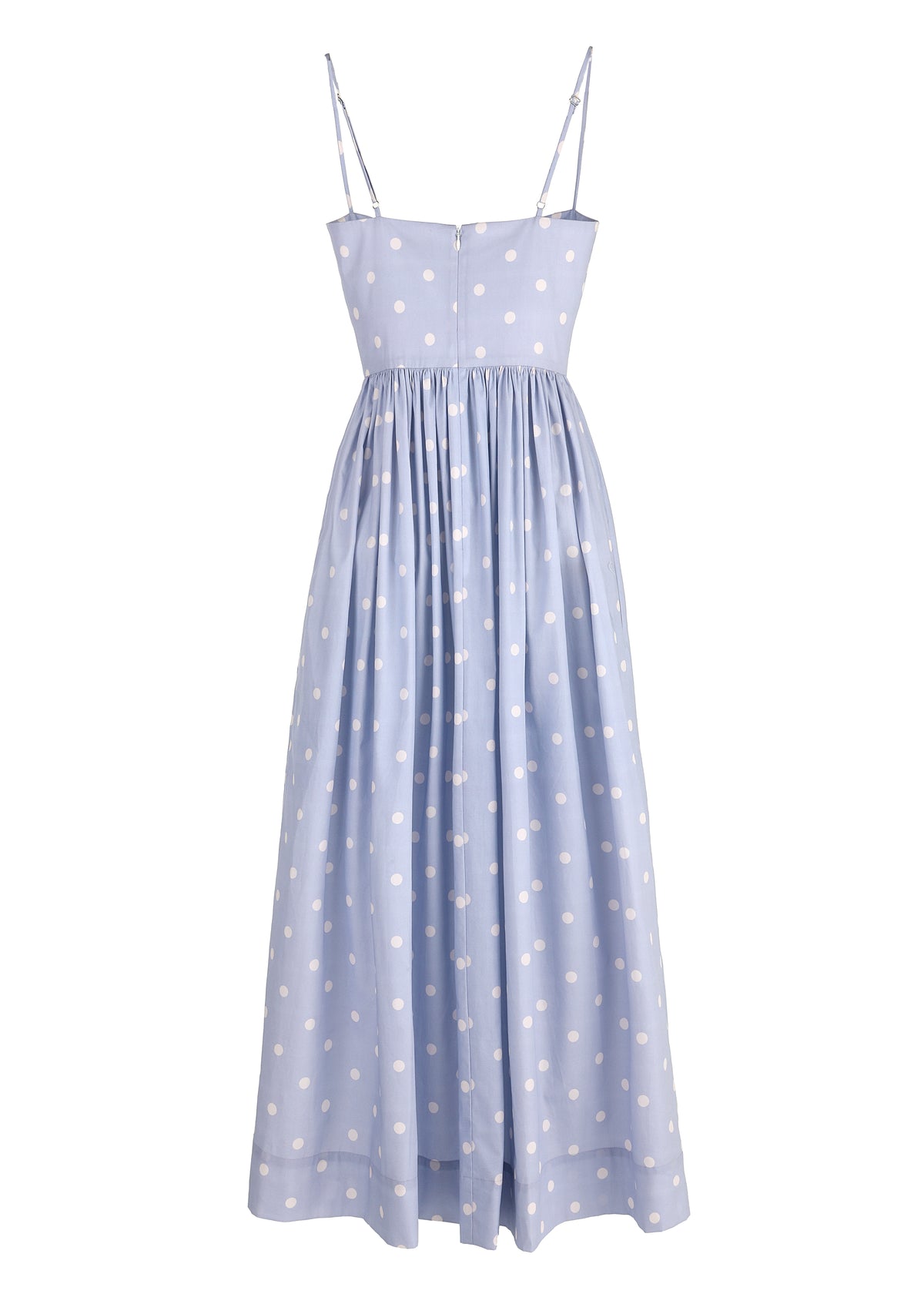 Alexandra Dress in Periwinkle Dot