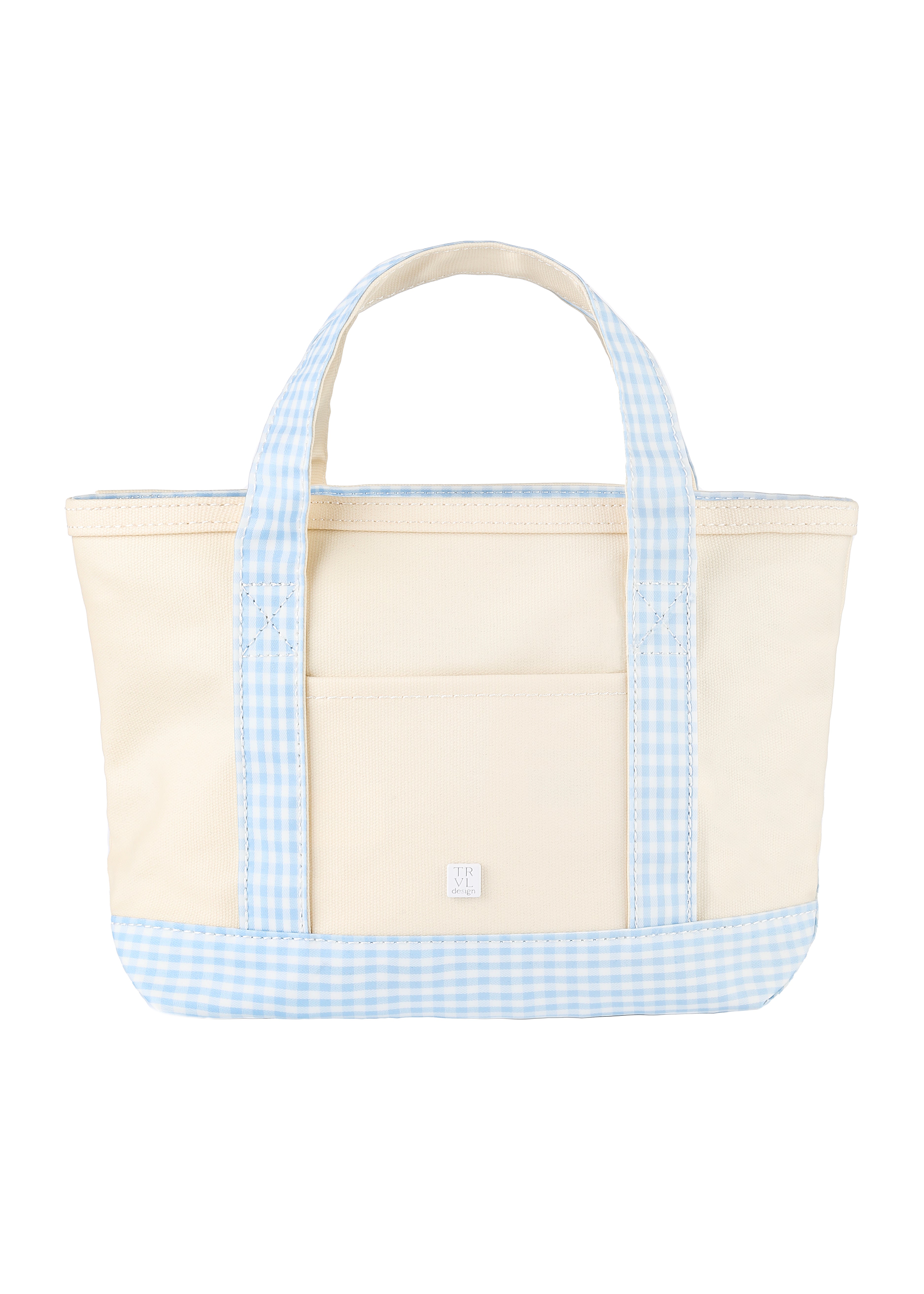 Mini Tote & Bunny Bundle in Gingham Mist