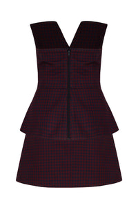 Luna Set in Burgundy & Blue