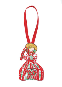 Nutcracker Embroidered Ornaments