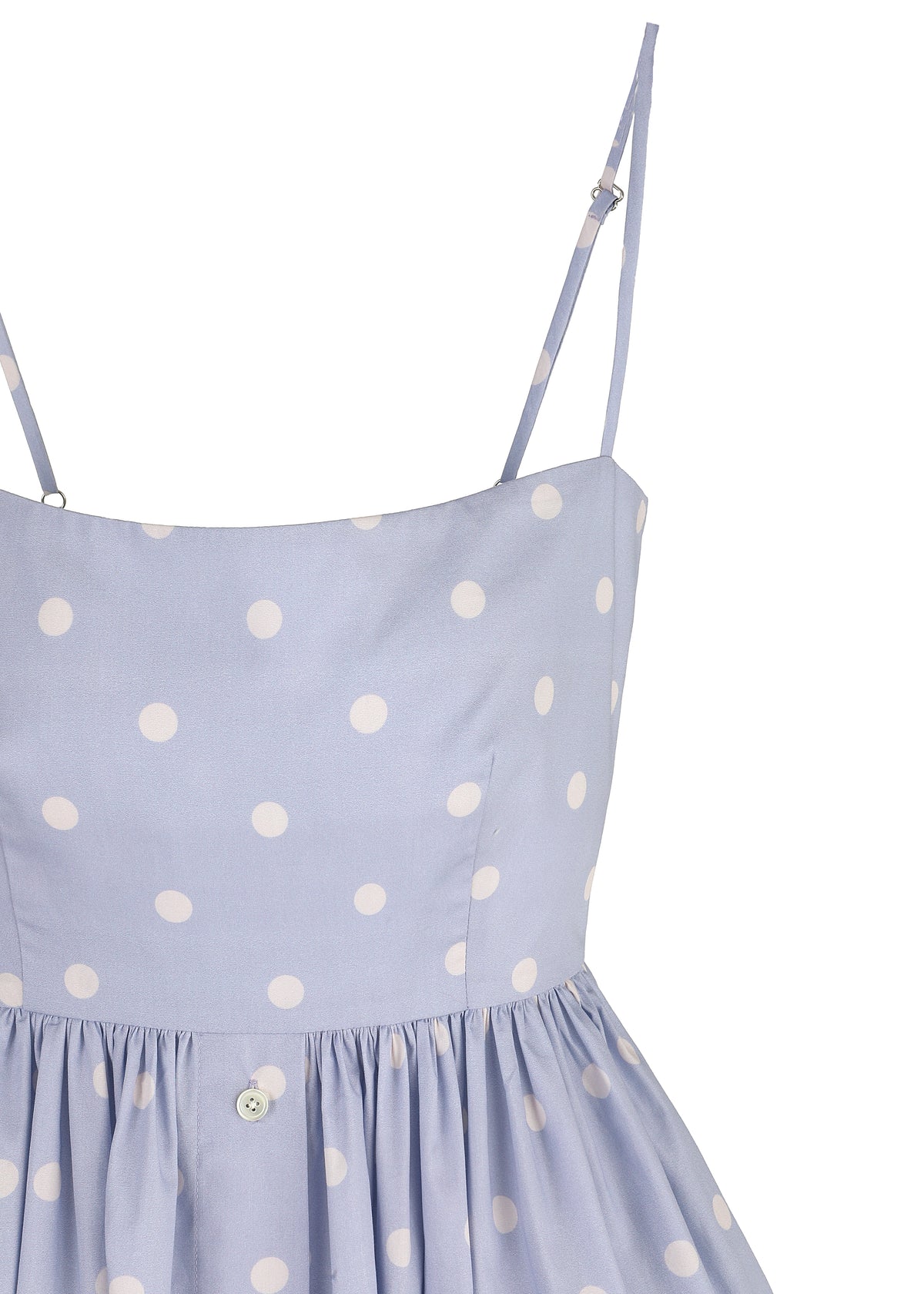 Alexandra Dress in Periwinkle Dot