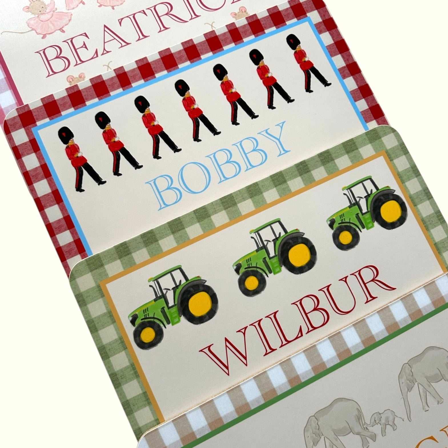 Personalized Table Mat in Ele Yellow