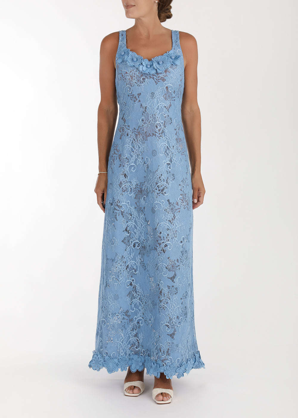 Hera Maxi Dress in Cornflower Blue