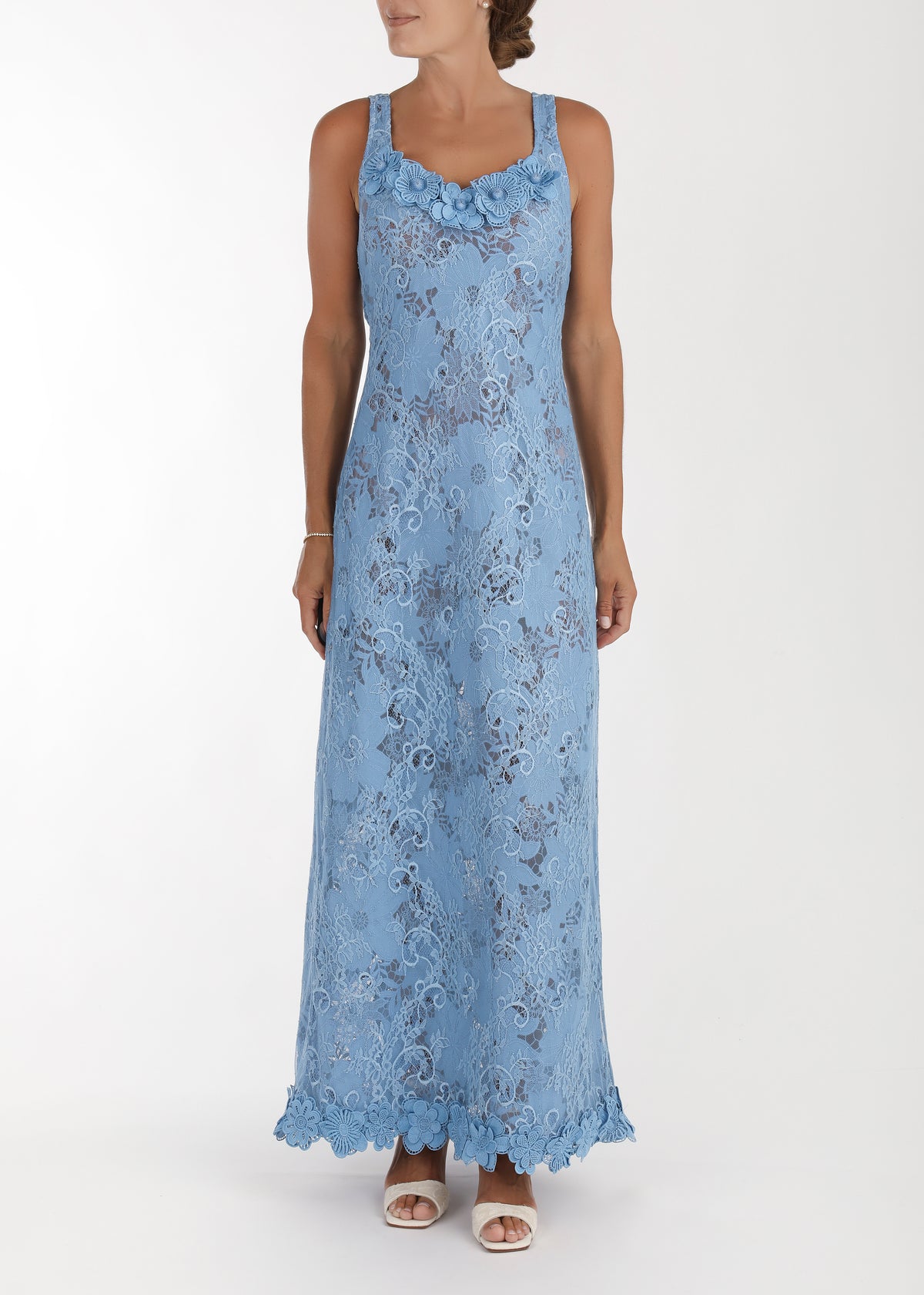 Hera Maxi Dress in Cornflower Blue