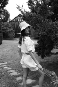 Scalloped Top in White