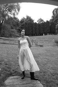 Lou Lou Dress in White Eyelet