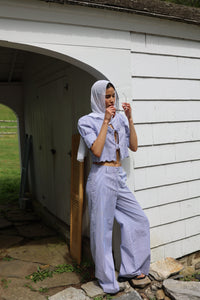 Portofino Pant in Blue Stripe