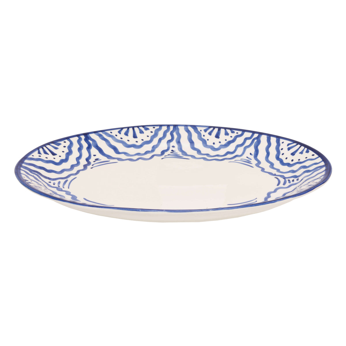 Large Blue Platter
