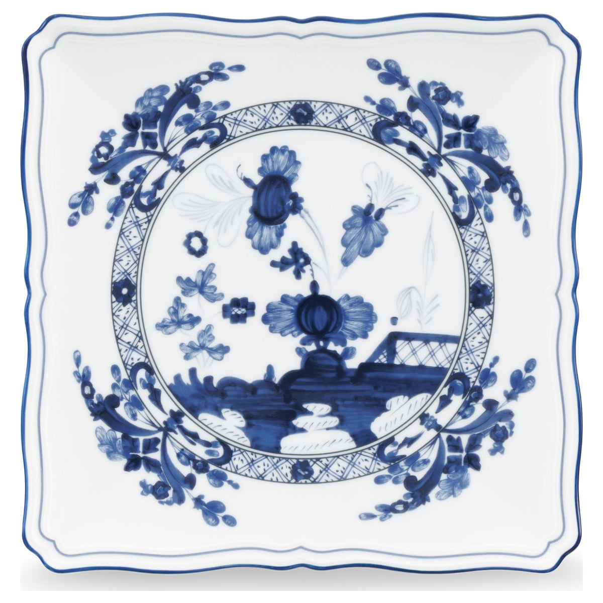 Oriente Italiano Squared Platter in Indaco