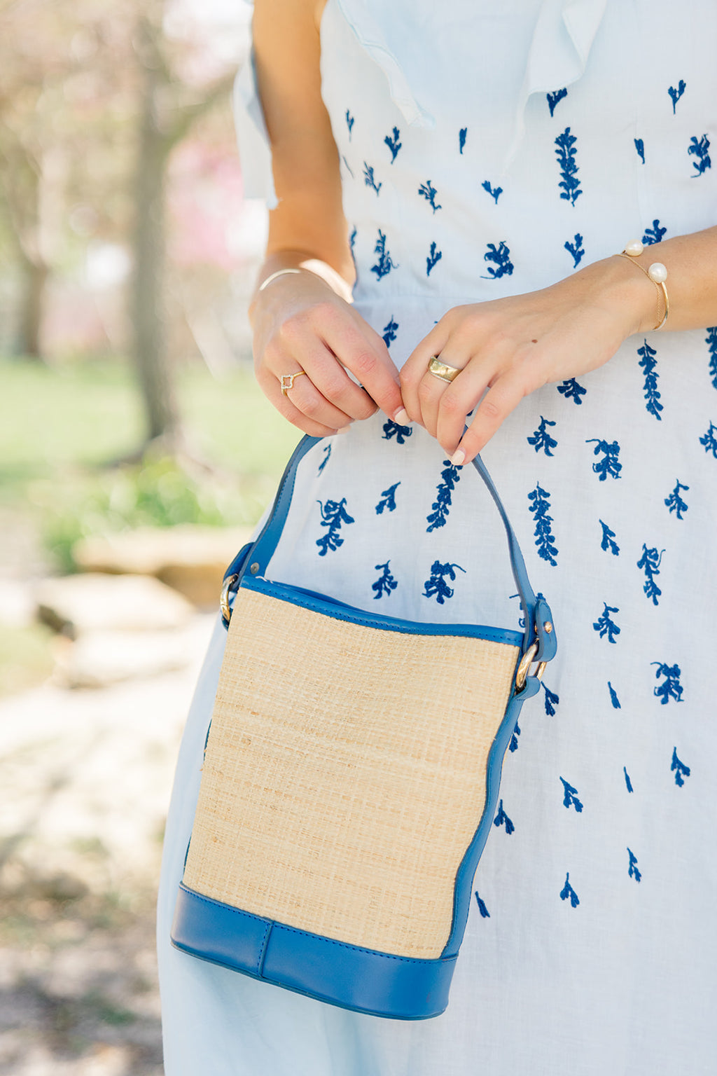 Boo Tote in Rattan