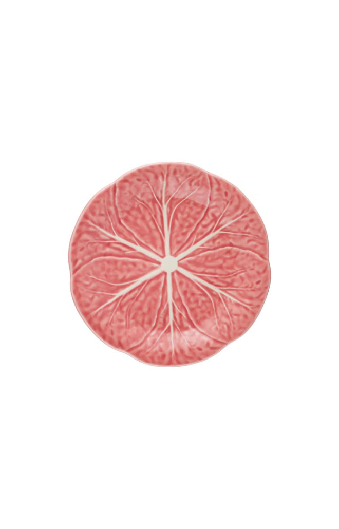 Cabbage Dessert Plate in Pink