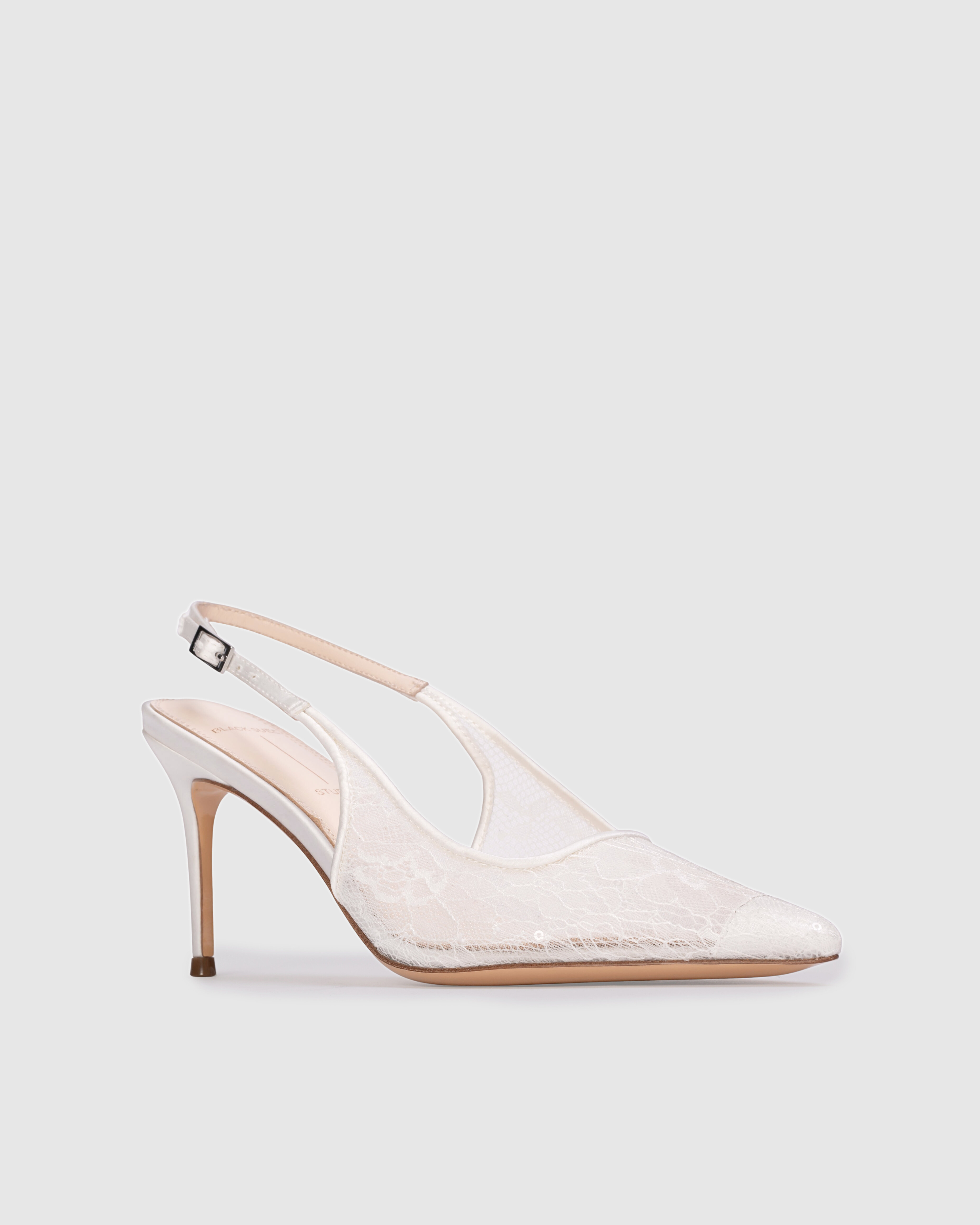 Marina 80 in White Sequin Lace