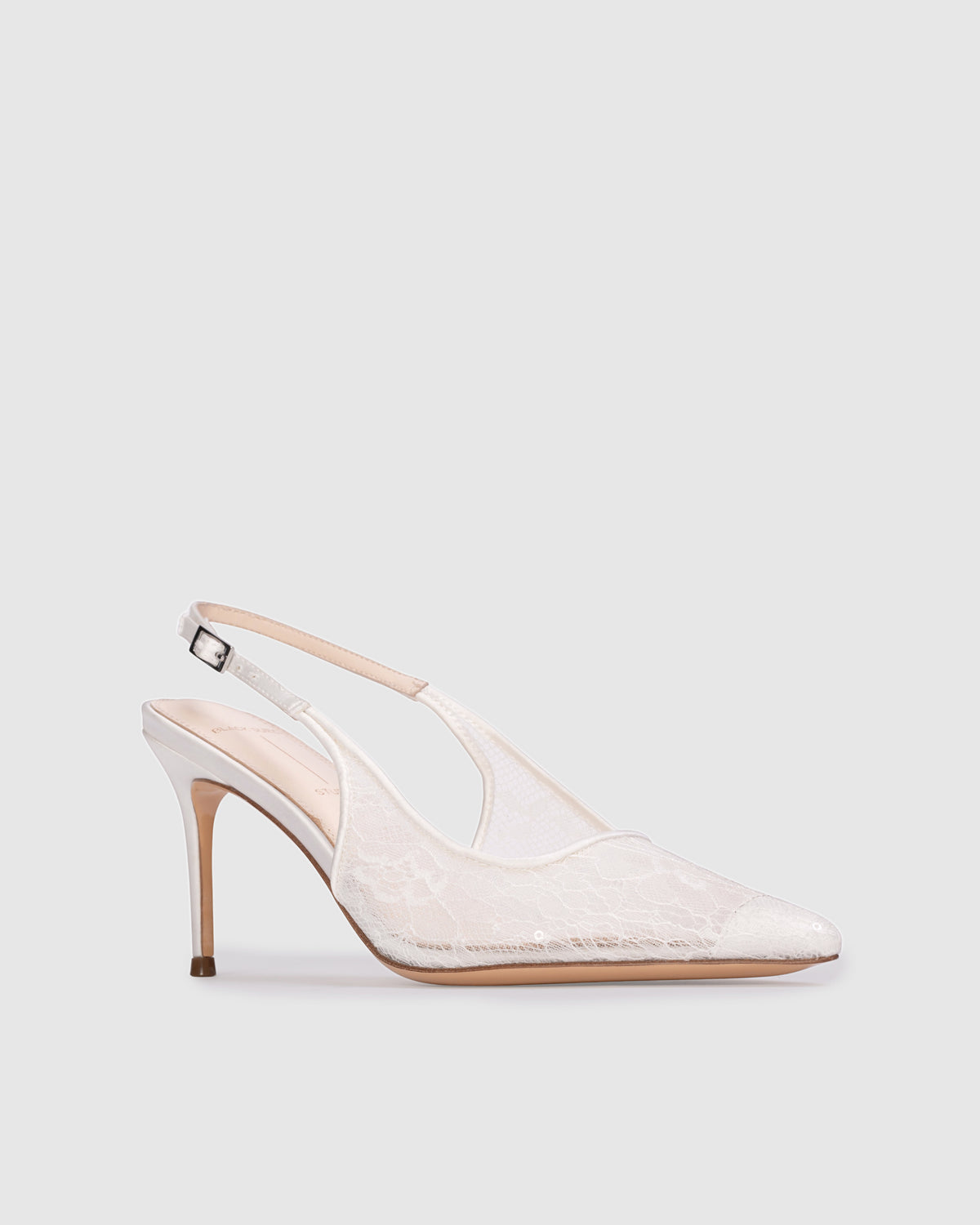 Marina 80 in White Sequin Lace