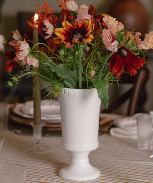 Flora Ceramic Urn Vase