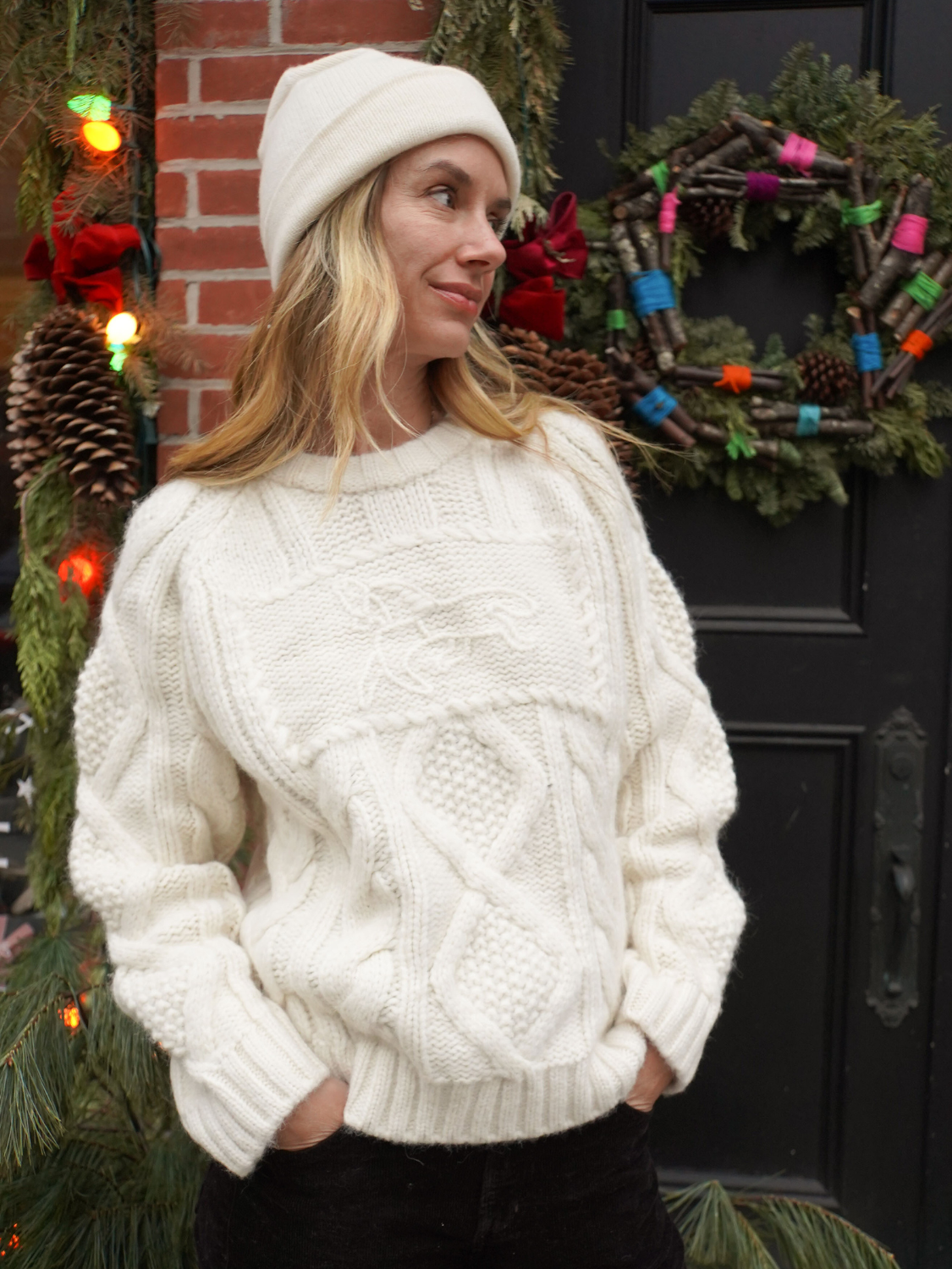 Bjorn Crewneck RTW Lingua Franca NYC