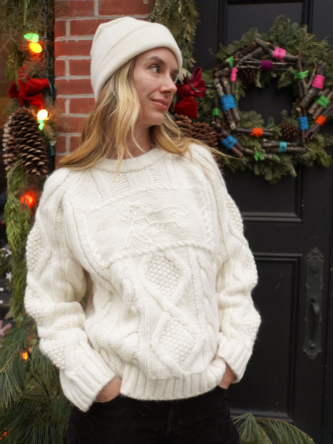 Bjorn Crewneck RTW Lingua Franca NYC