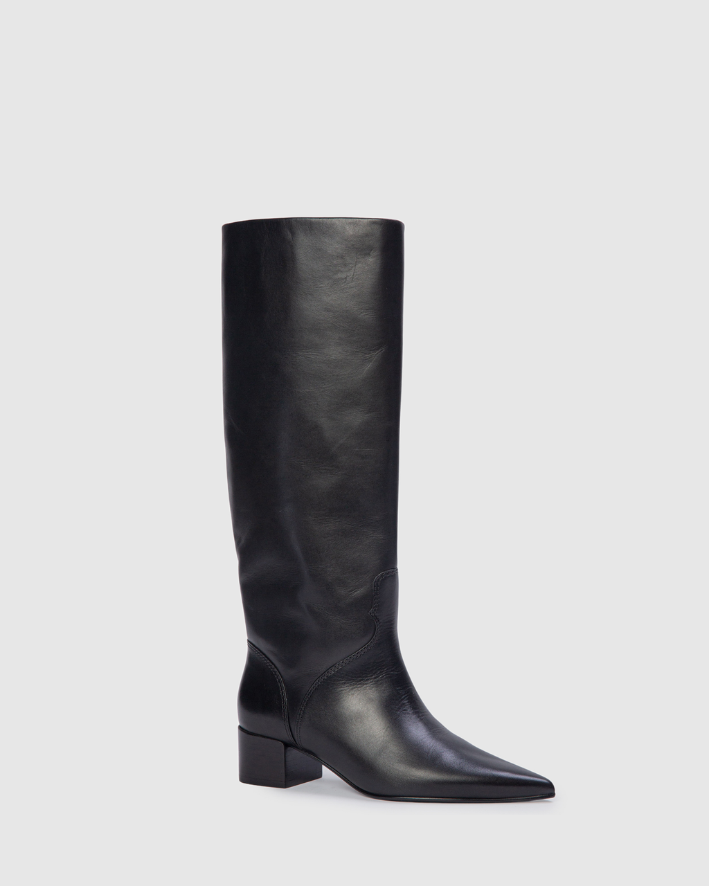 Alba 45 Boot in Black Leather