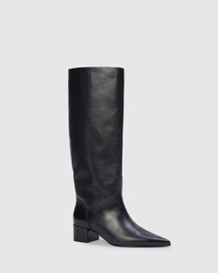 Alba 45 Boot in Black Leather