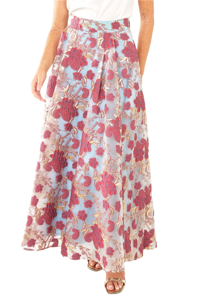 Olivia Skirt Moonlight Petal Organza | Over The Moon