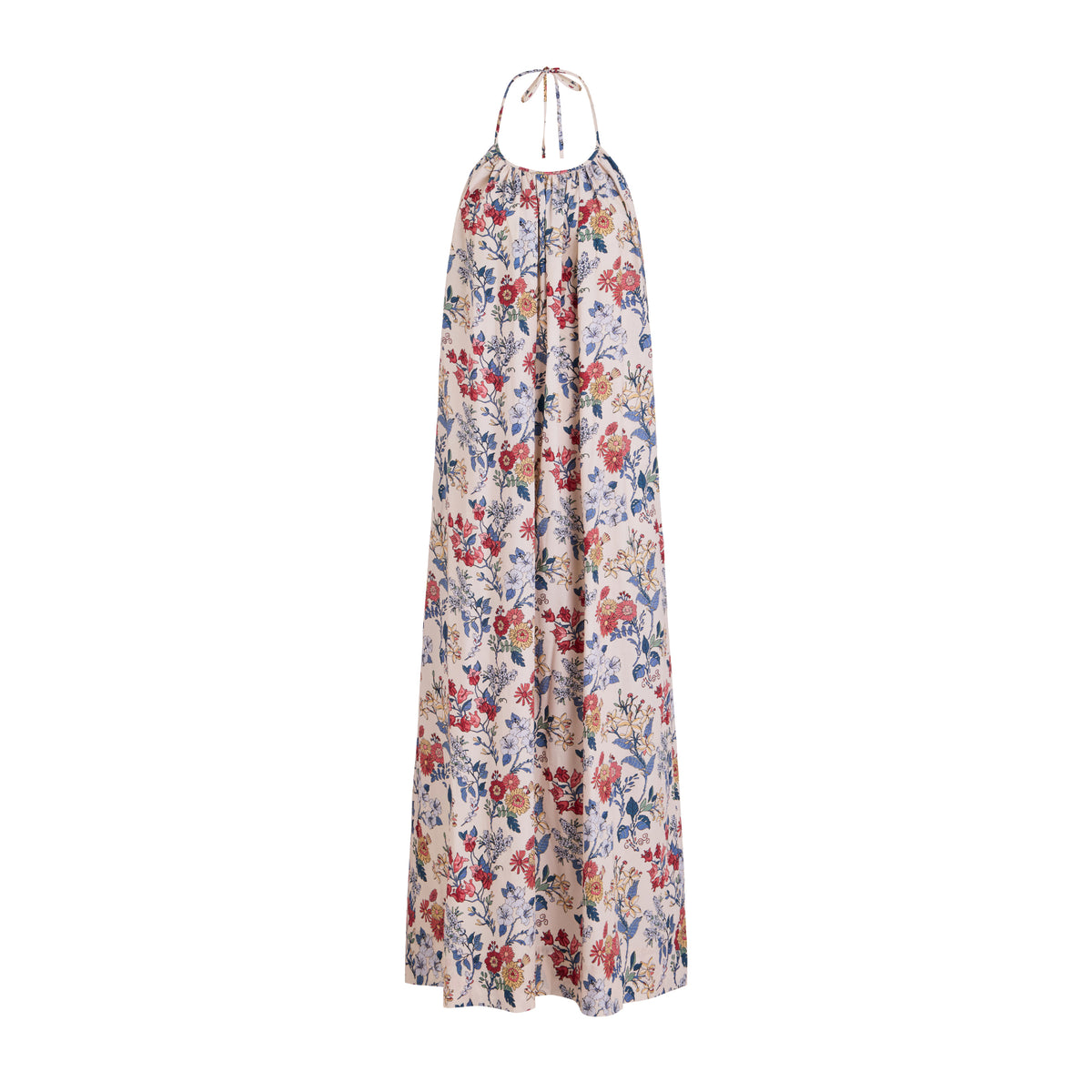 Halter Dress in Antique Floral
