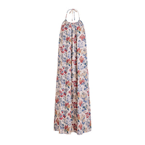 Halter Dress in Antique Floral