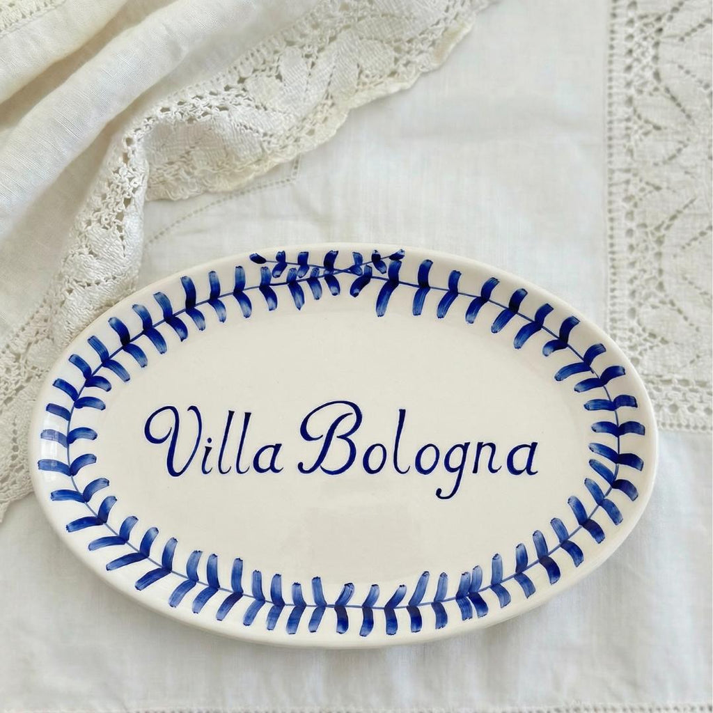 Personalized Large Oval Platter
