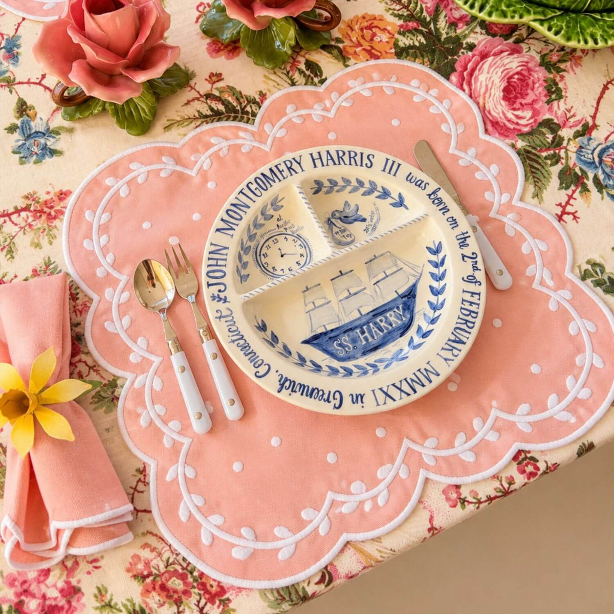 Children’s Divided Plate in Ship