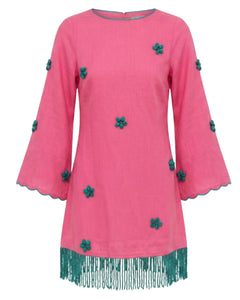 Tillie Dress in Bubblegum Lagoon