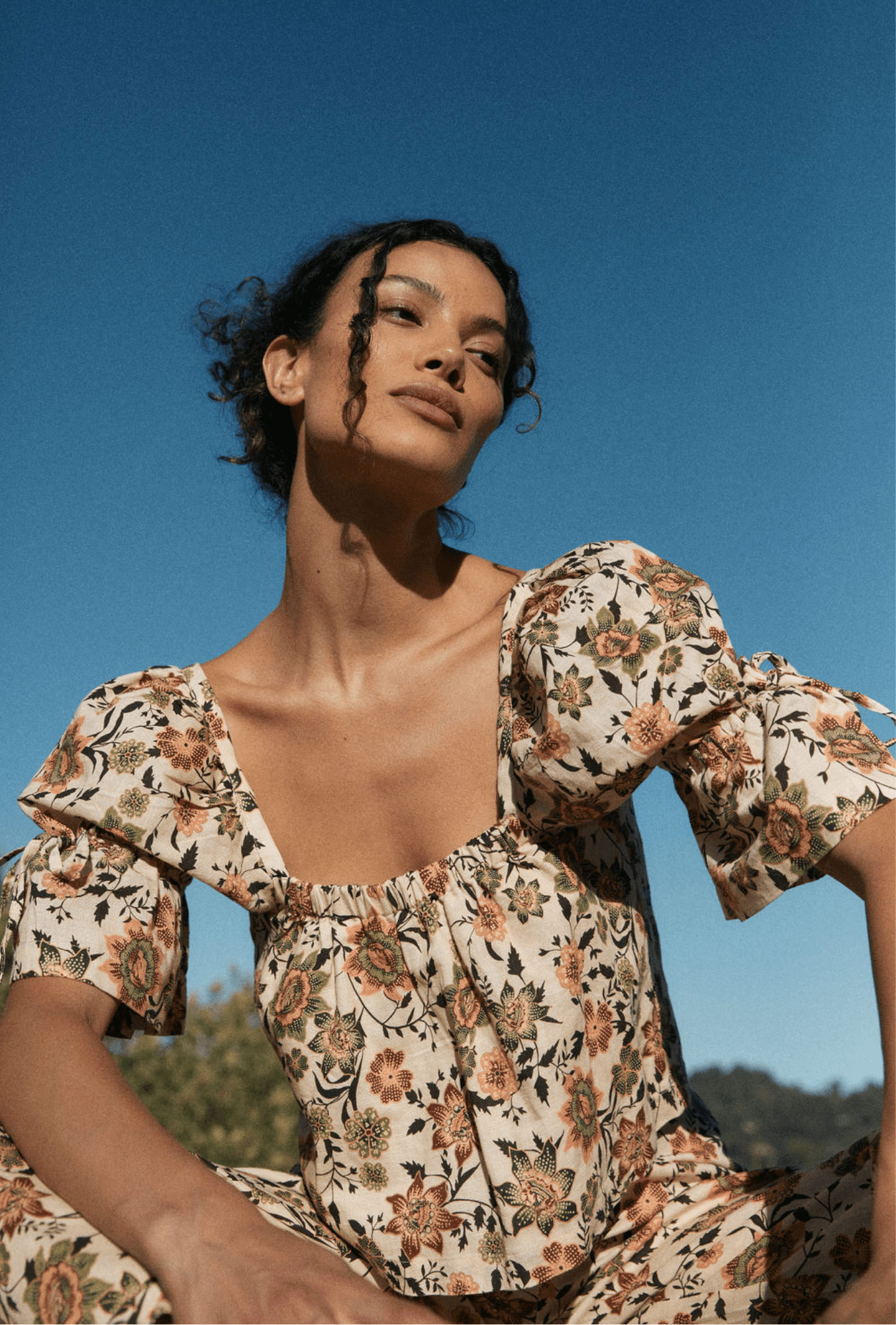 The Topanga Peasant Top in Oona