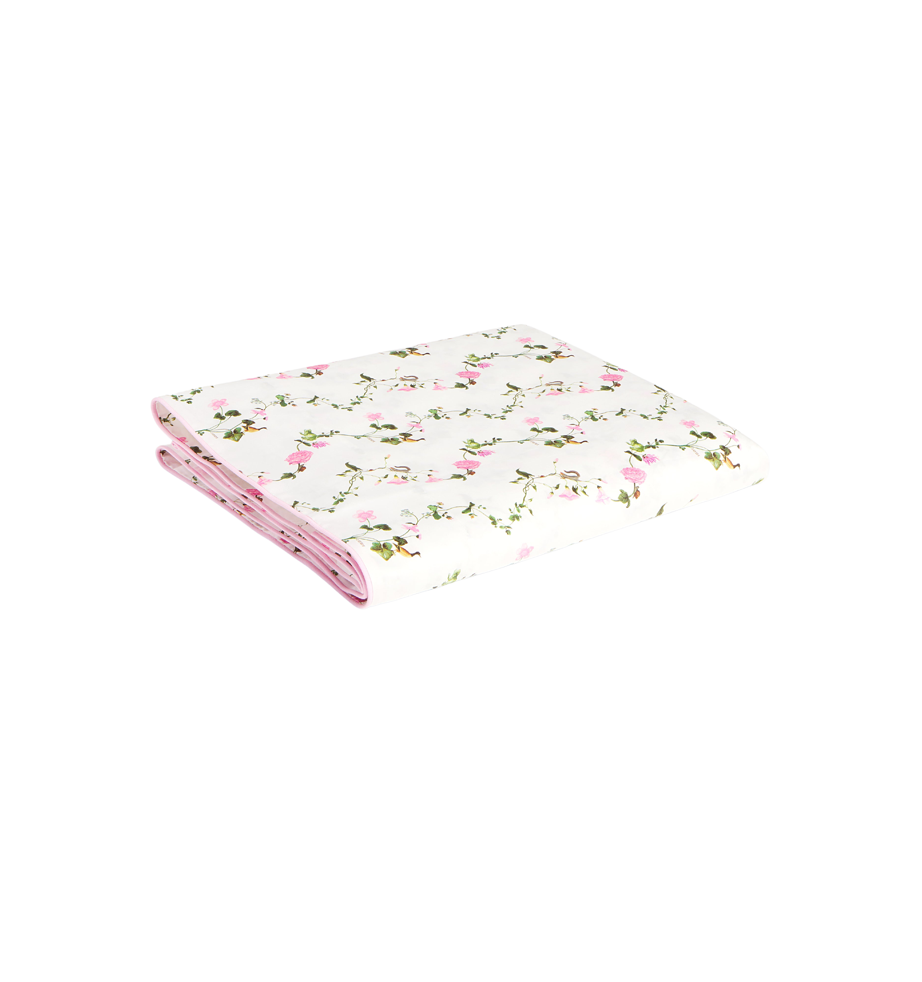 Pink Pond Floral Top Sheet