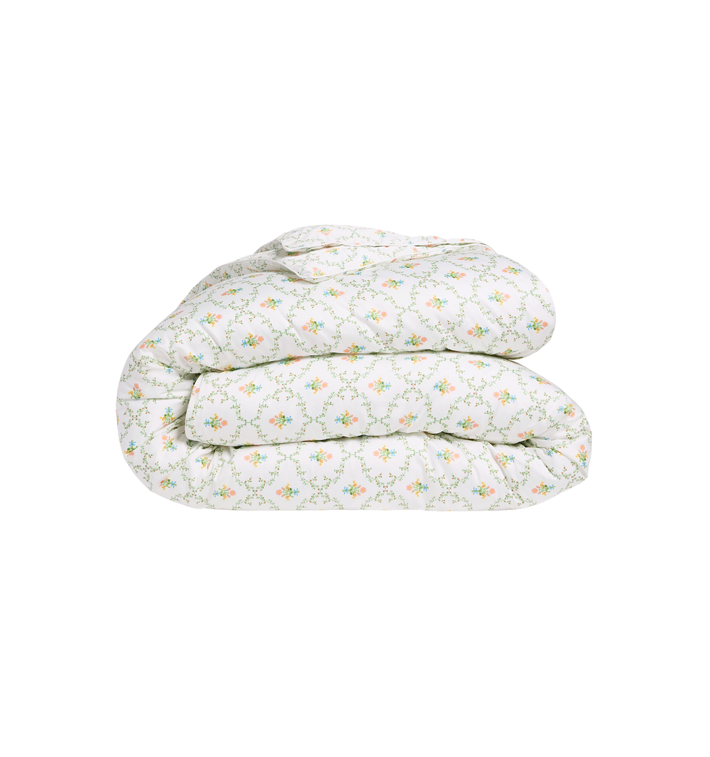 Pastel Trellis Duvet Cover