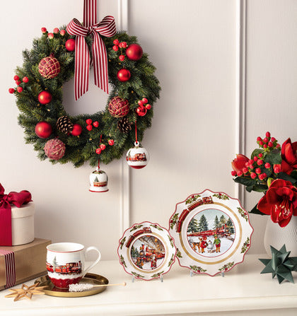 Annual Christmas Edition Bell Ornament in Multi