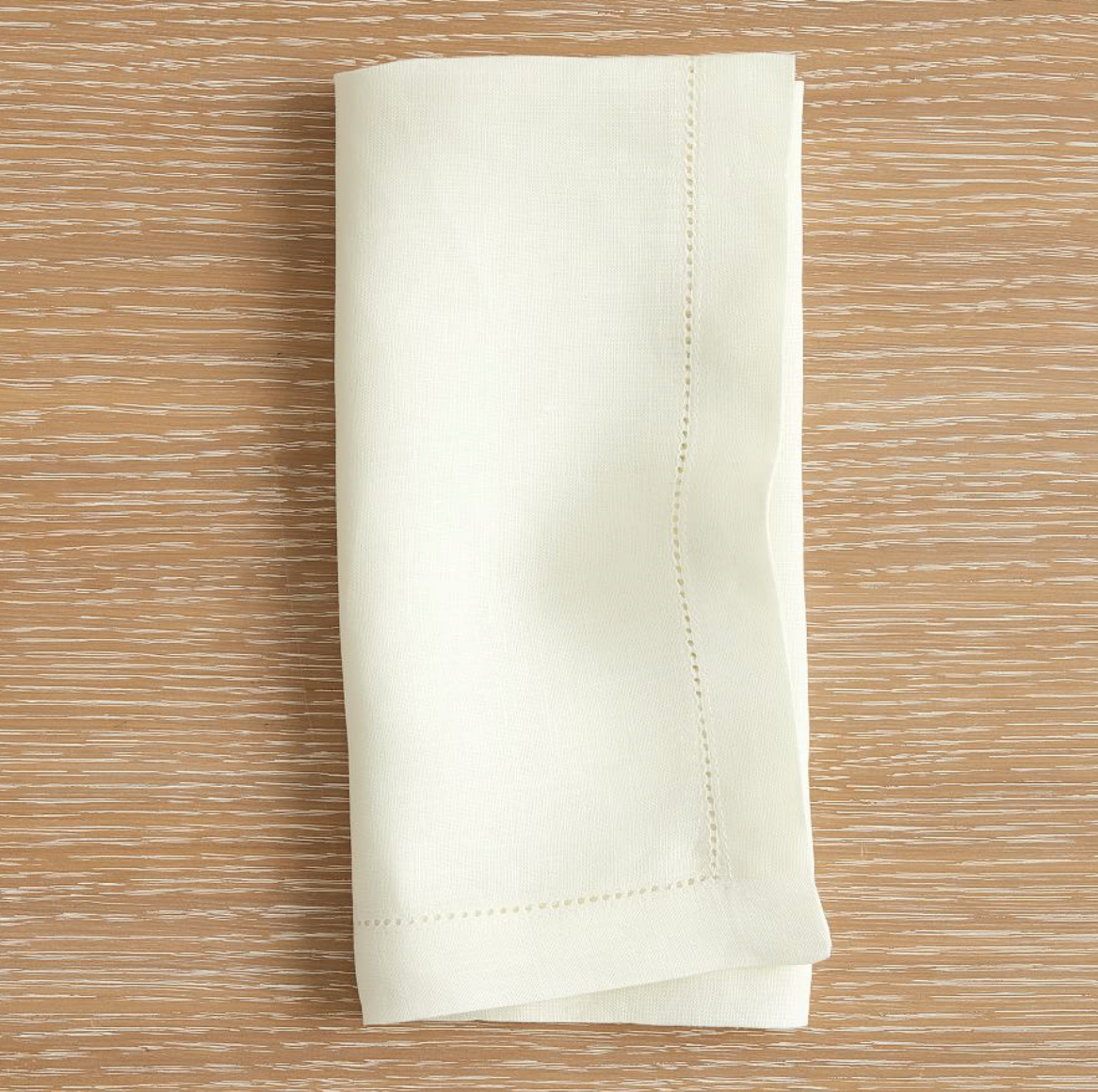 Belgian Linen Napkins - Set of 12 - Ivory