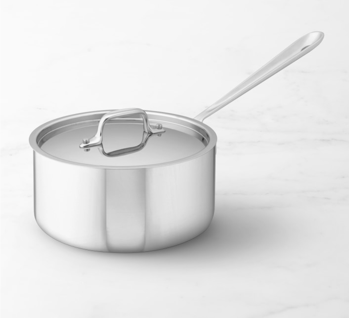 All-Clad D3® Tri-Ply Stainless-Steel Saucepan - 3 Qt.